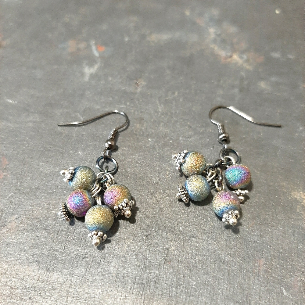 Star dust earrings
